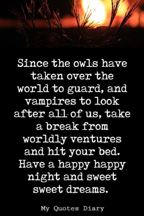 good night messages for friends
