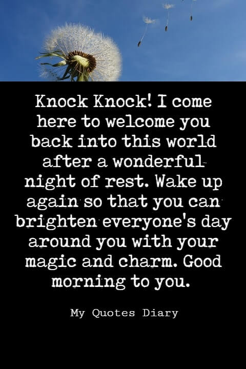 good morning sweet messages