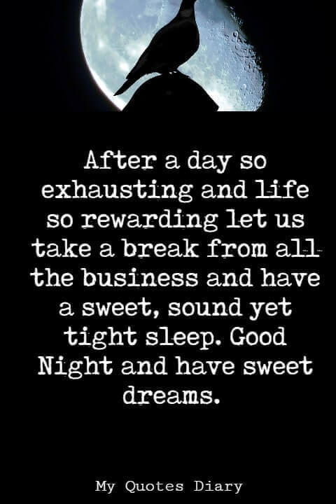 good night messages for friends