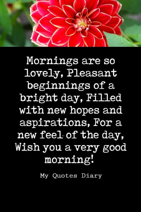 good morning sweet messages