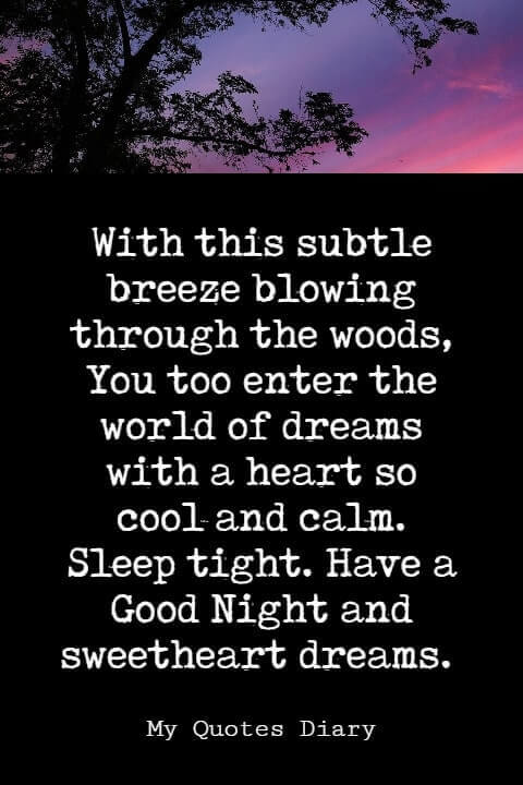 good night messages for friends
