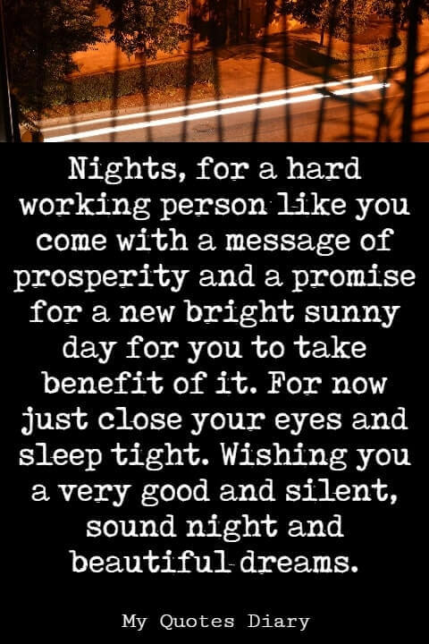 good night messages for friends