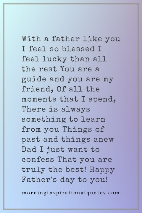 Fathers Day Poems
