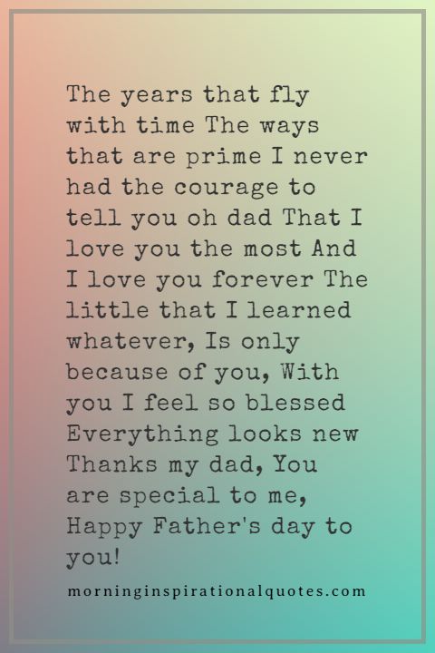 Fathers Day Poems
