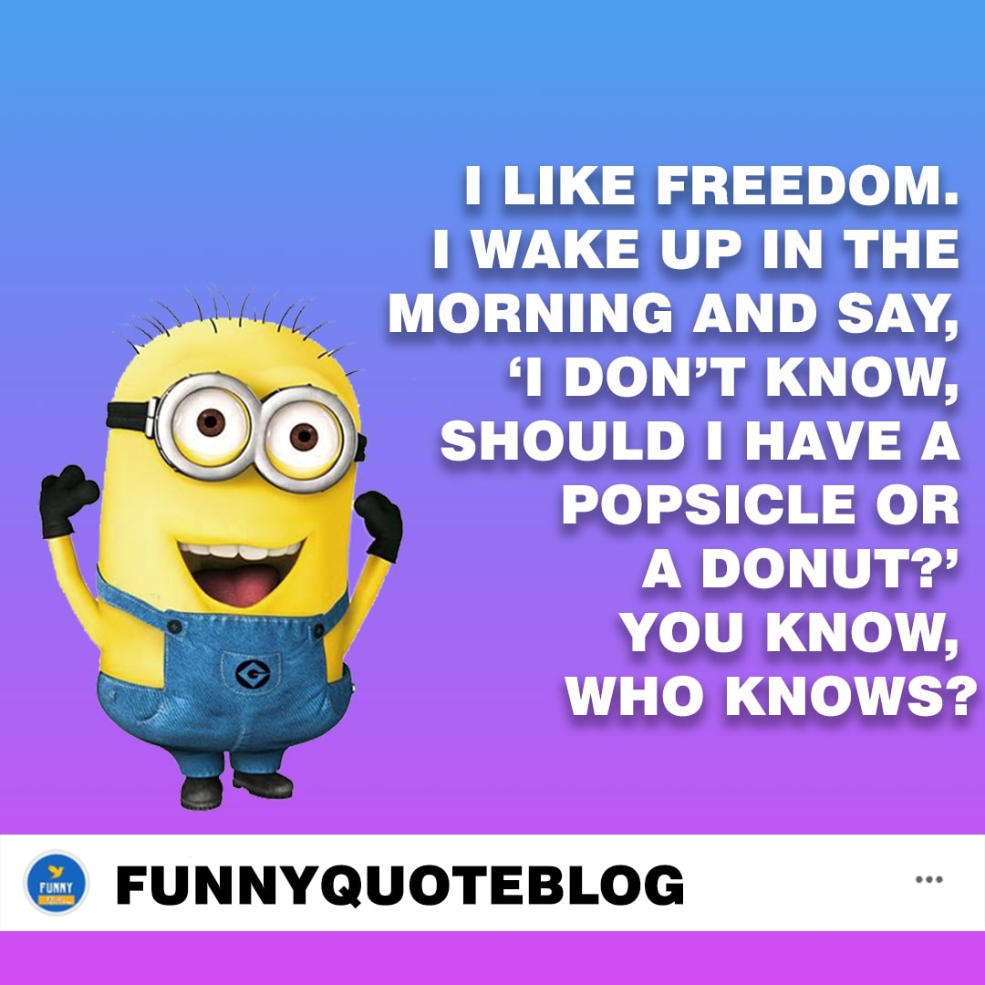 funny minion quotes