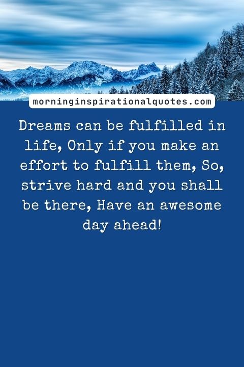 Inspirational Good Day Messages