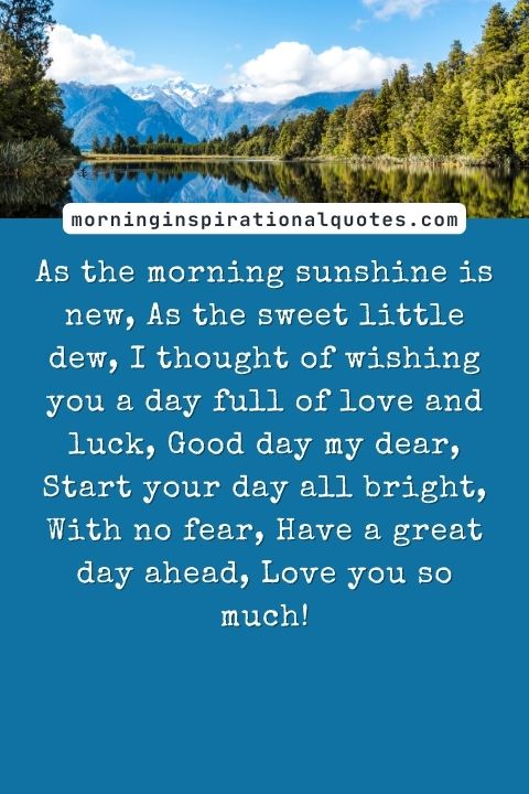 Good Day Messages for Him
