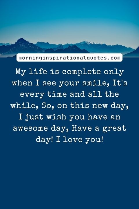 Good Day Messages for Him