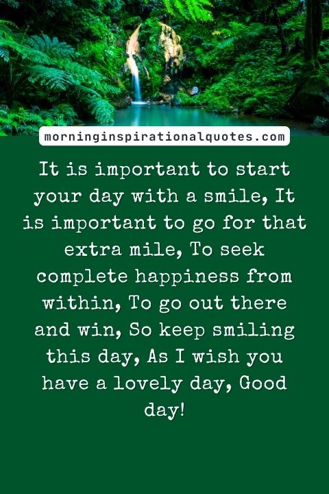 Good Day Poems