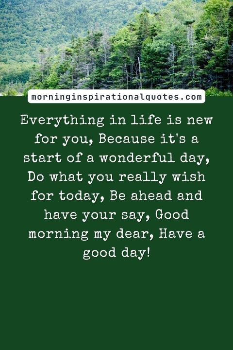 Inspirational Good Day Messages
