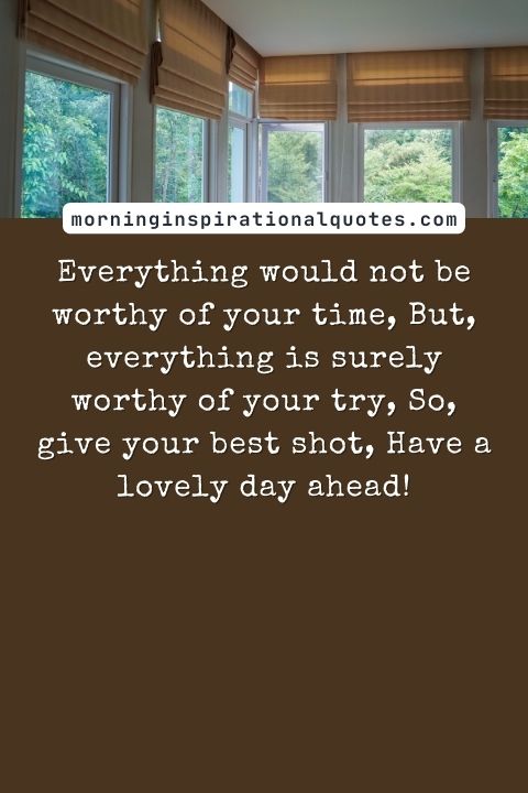 Inspirational Good Day Messages