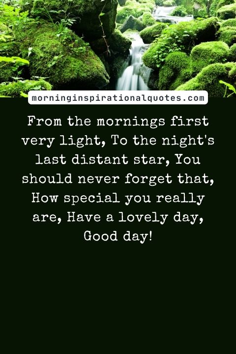 Inspirational Good Day Messages