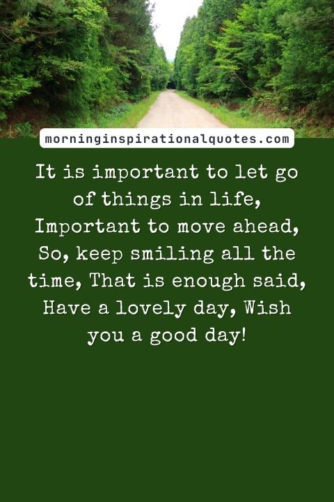 Inspirational Good Day Messages