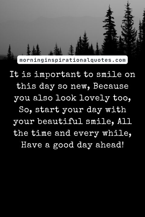 Inspirational Good Day Messages