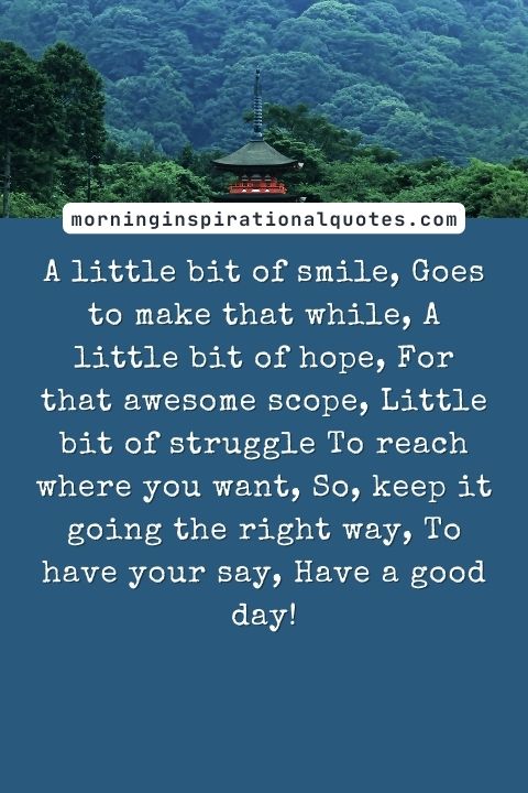 Good Day Poems
