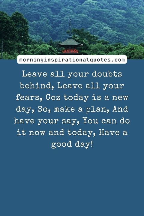 Inspirational Good Day Messages