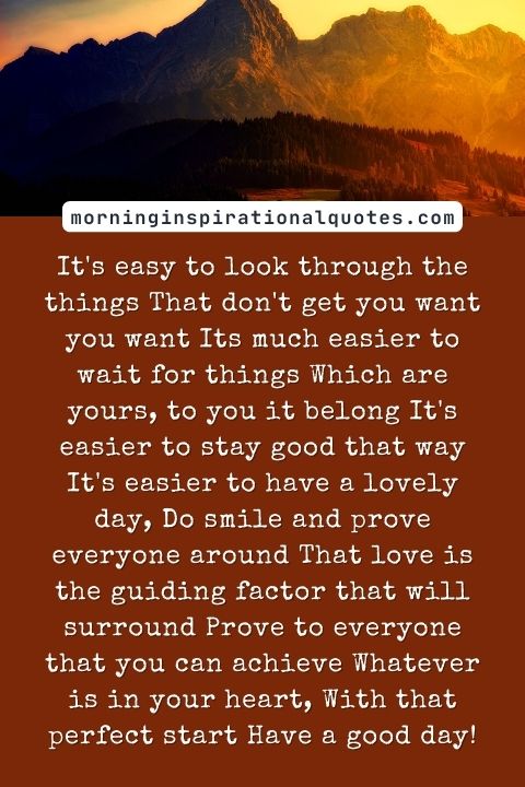 Good Day Poems
