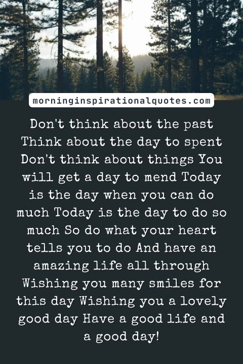 Good Day Poems