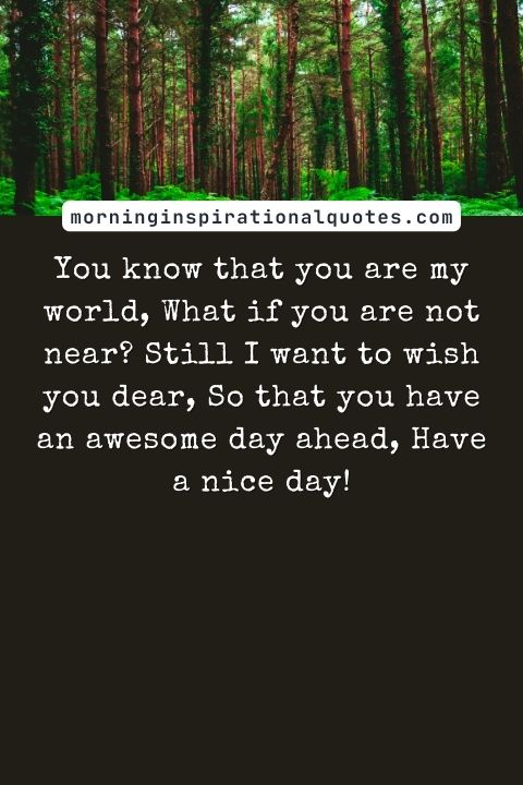 Good Day Messages for Him