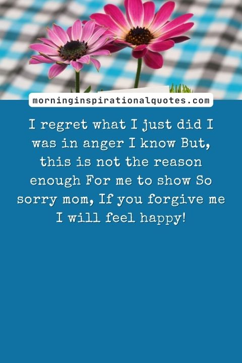 I Am Sorry Messages For Mom