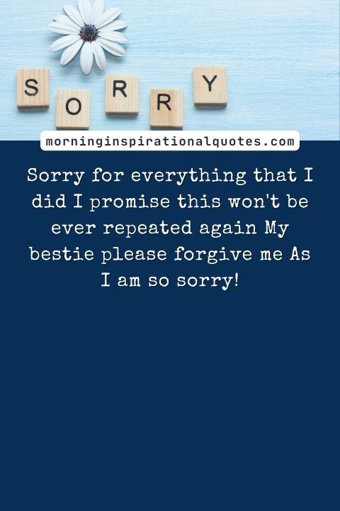 i am sorry messages for friends