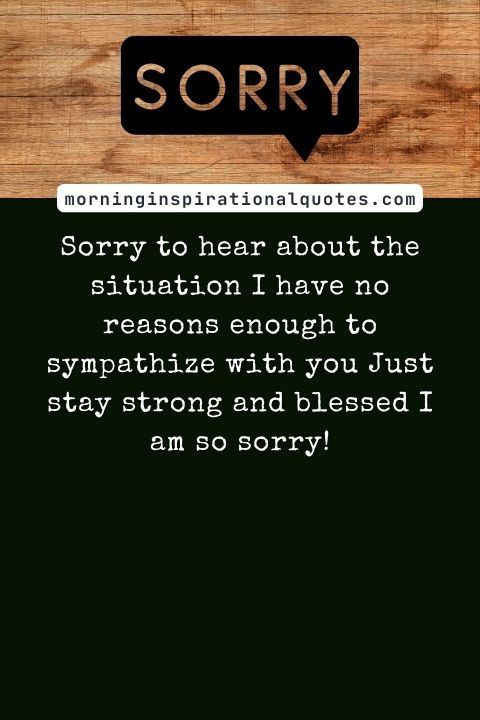 I Am Sorry Messages For Uncle