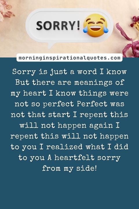 I Am Sorry Messages For Mom