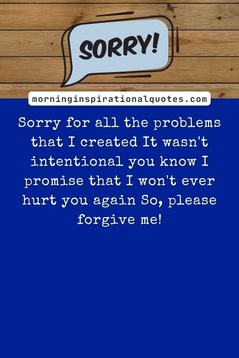 I Am Sorry messages