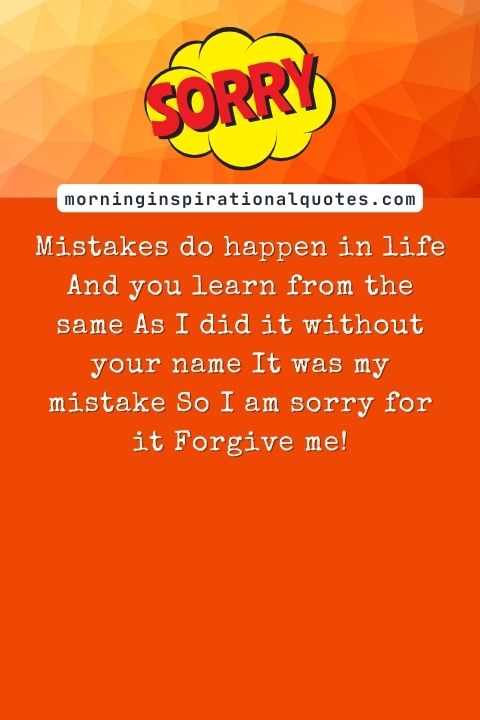 I Am Sorry Messages For Wife