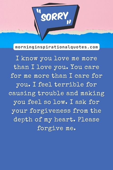 i am sorry messages for friends