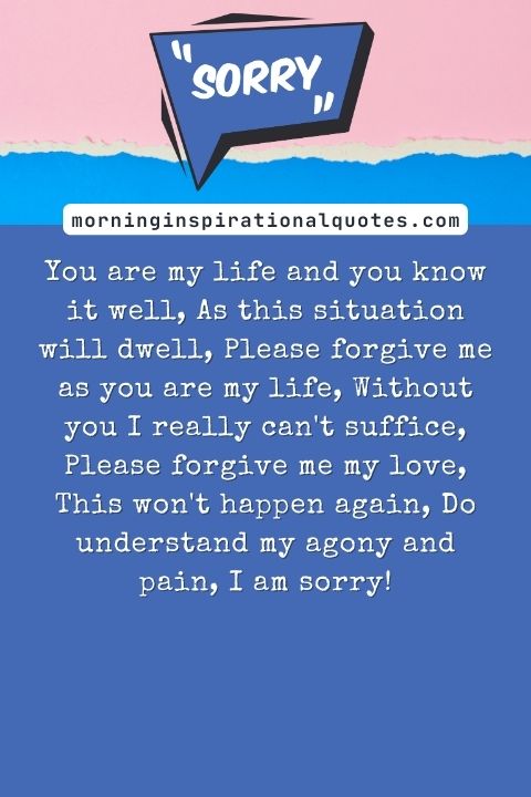 Sorry Poems For Him