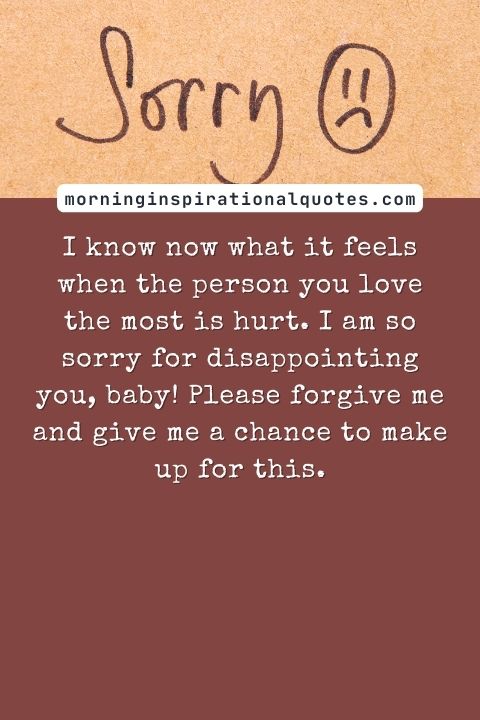I Am Sorry Messages For Wife