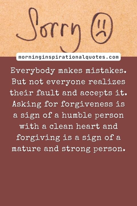 Sorry Messages