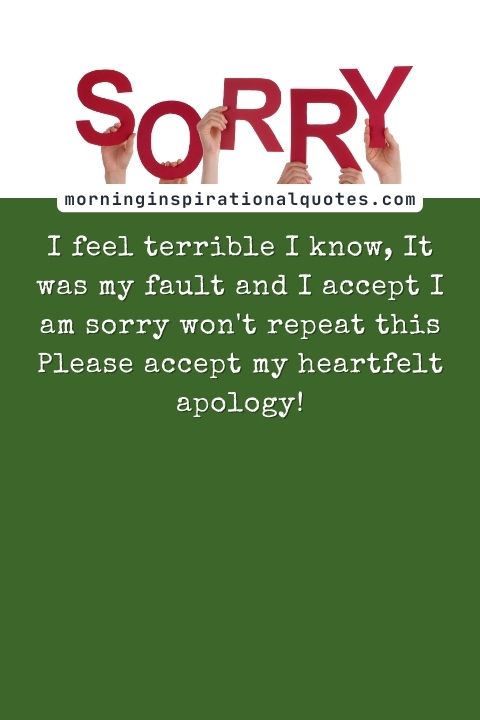 I Am Sorry Messages For Uncle
