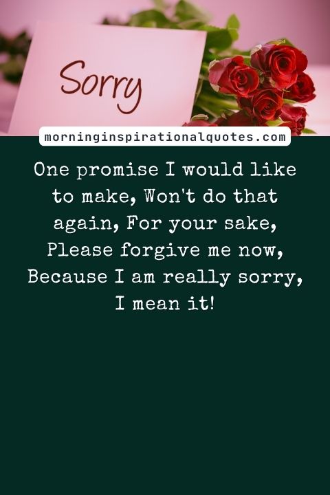 I Am Sorry messages