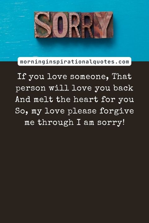 I Am Sorry Messages For Wife