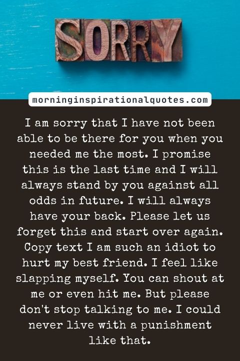 Sorry Messages