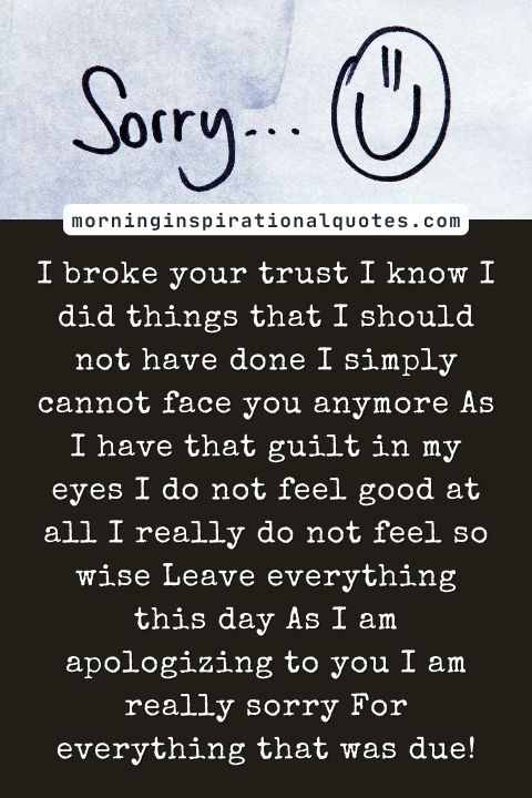 Sorry Messages
