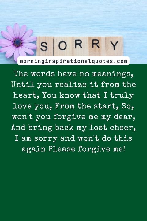 Sorry Poems For Her