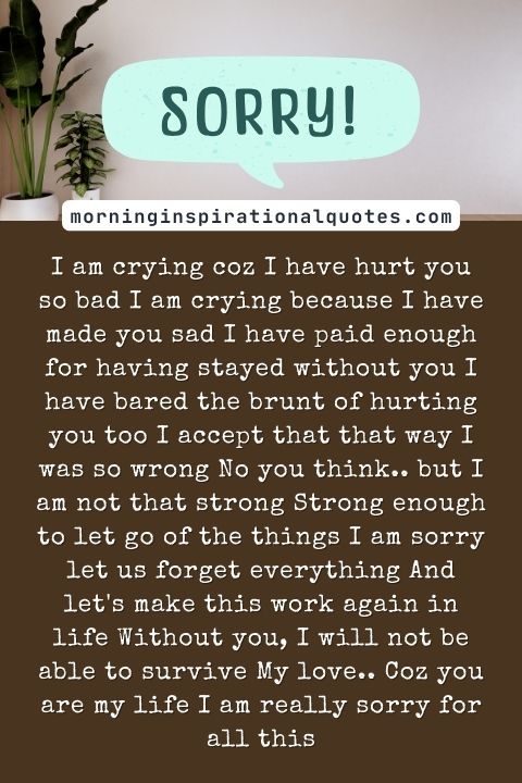 Sorry Poems For Her