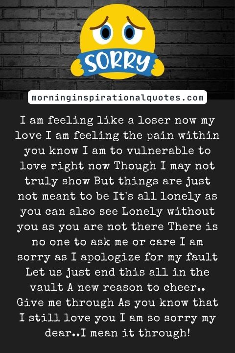 Sorry Poems For Her
