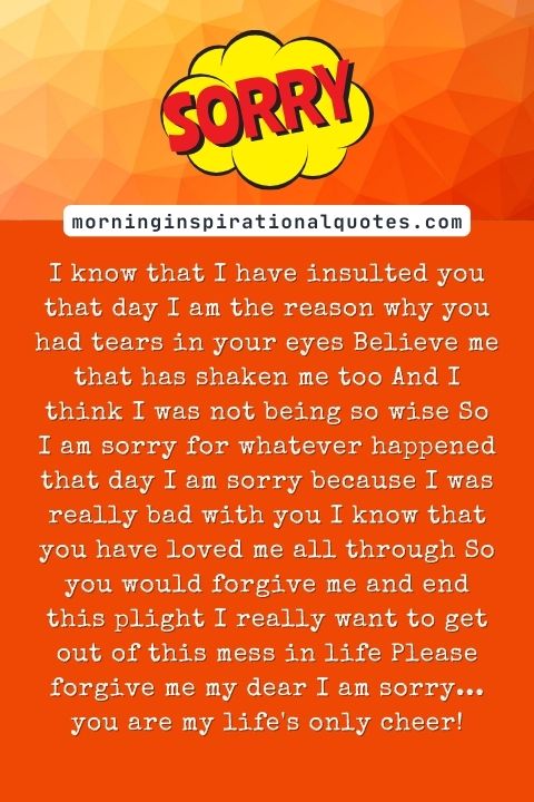 Sorry Poems For Her