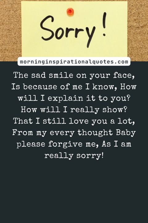 Sorry Poems For Her